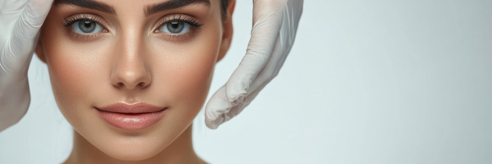 Tecnología avanzada Primer plano de una mujer recibiendo un tratamiento